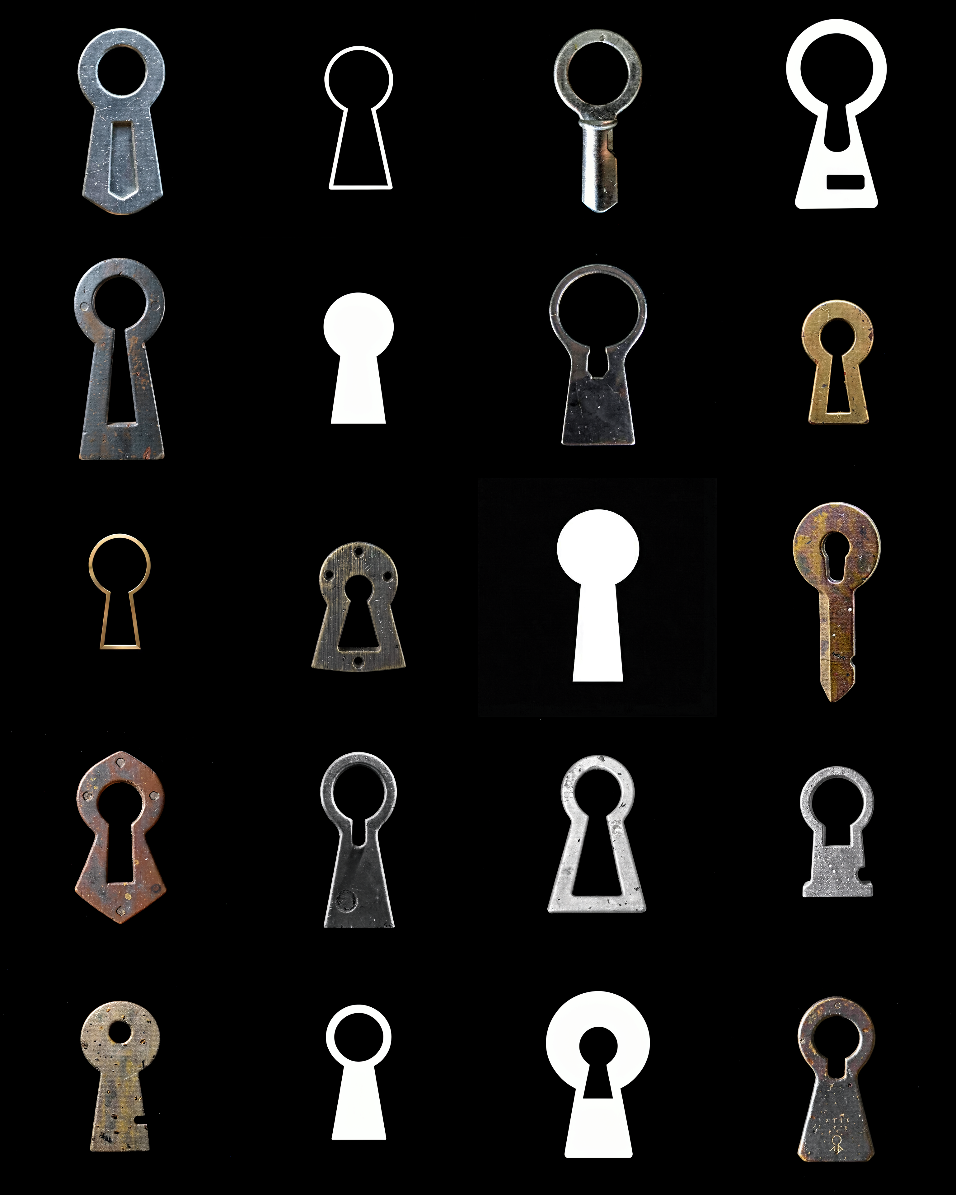 Keyhole shapes
