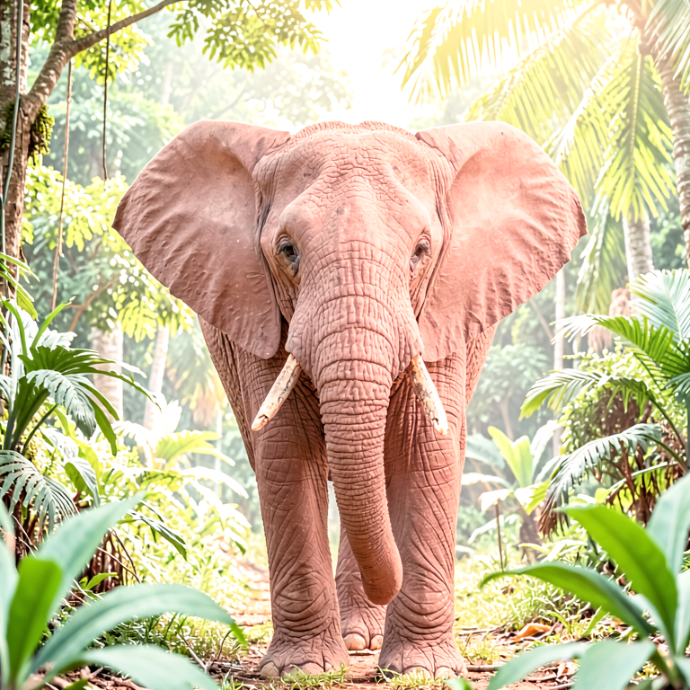 Pink elephant guided